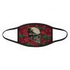 Skulls n roses face mask